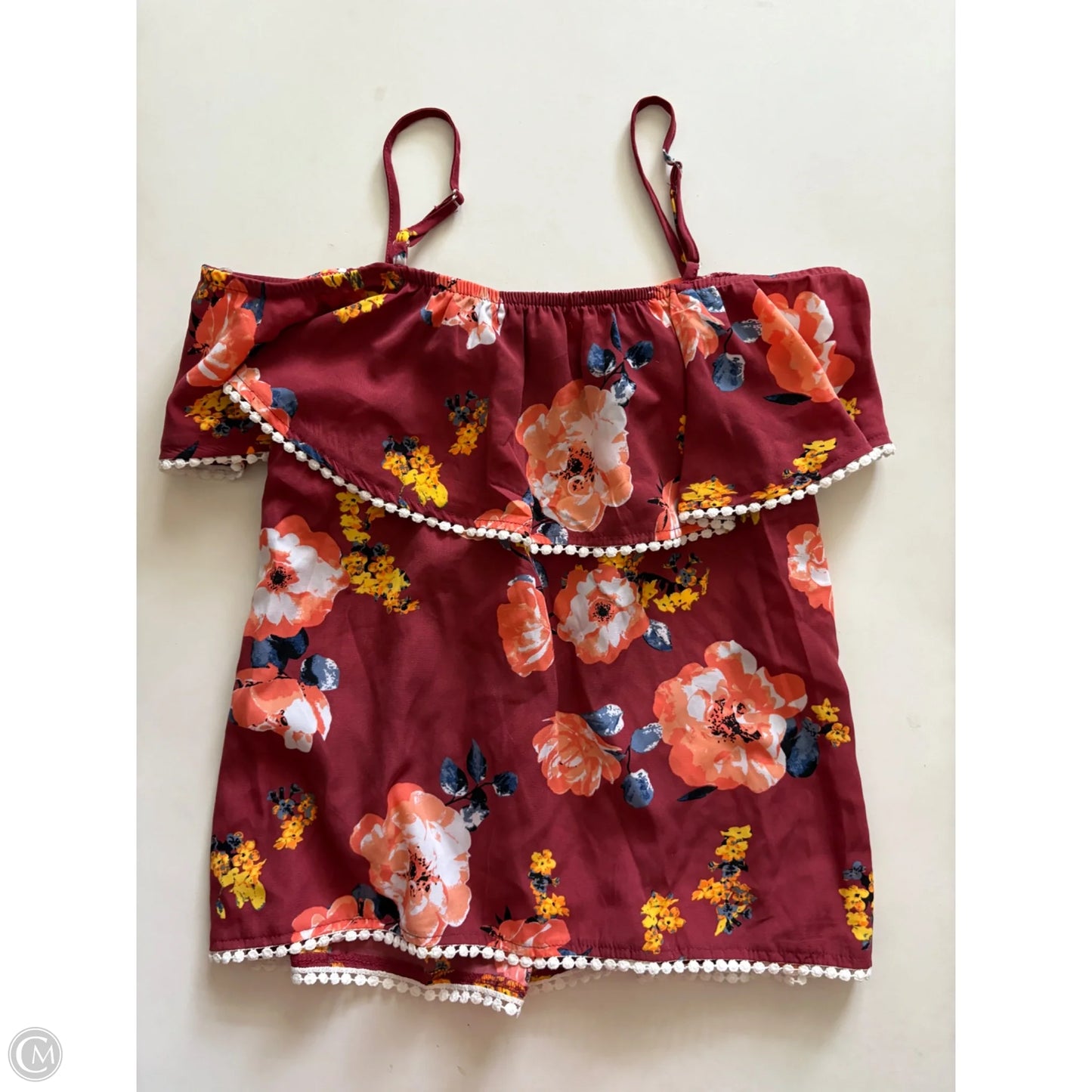 Tank Top By Chance or Fate In Floral Print, Size: L