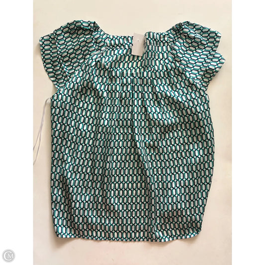 Blouse Sleeveless By Dressbarn In Blue & Green, Size: L