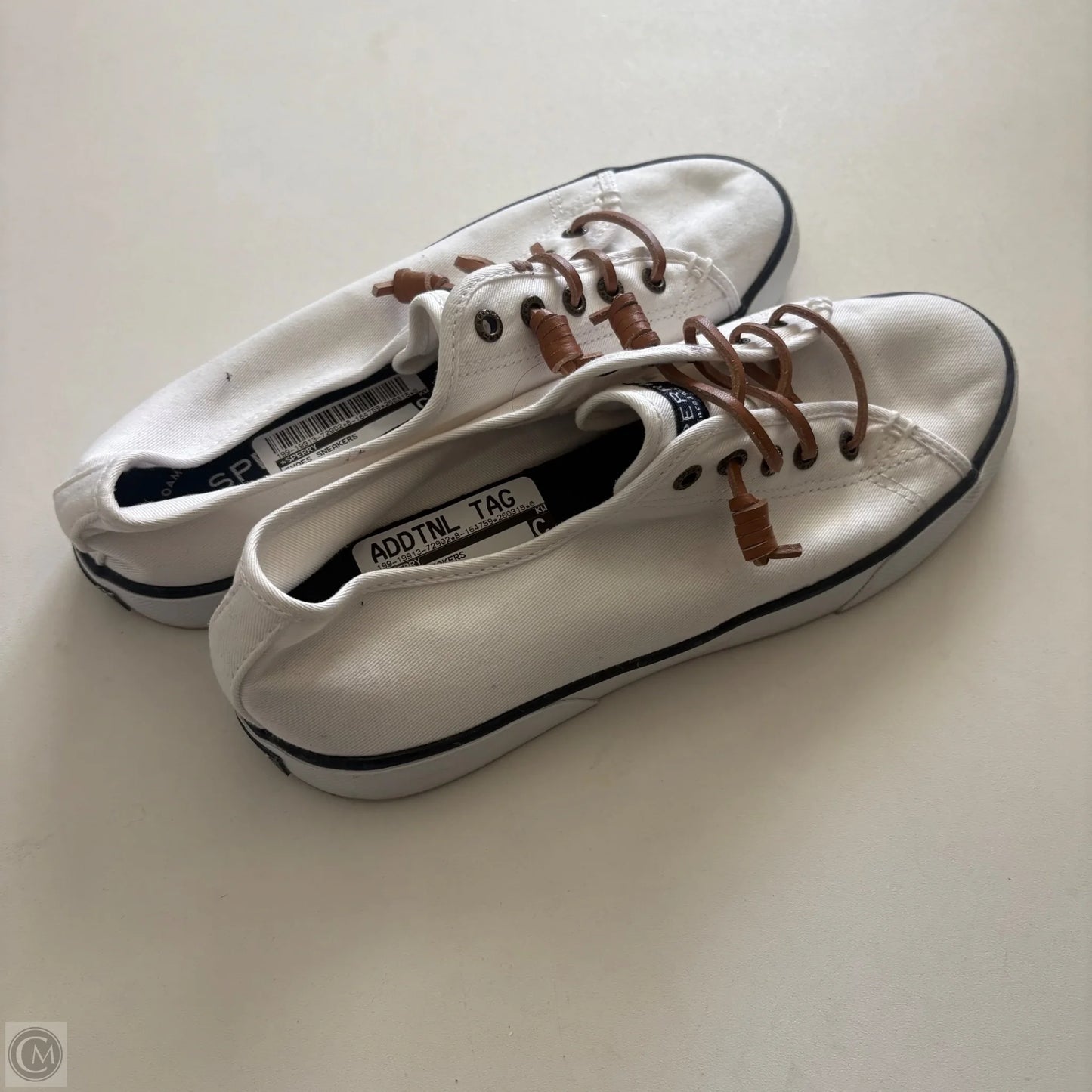Shoes Sneakers By Sperry In White, Size: 8