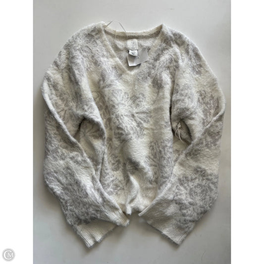 Sweater By Joie In Cream & Silver, Size: S