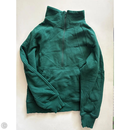 Jacket Faux Fur & Sherpa By Zenana In Green, Size: S