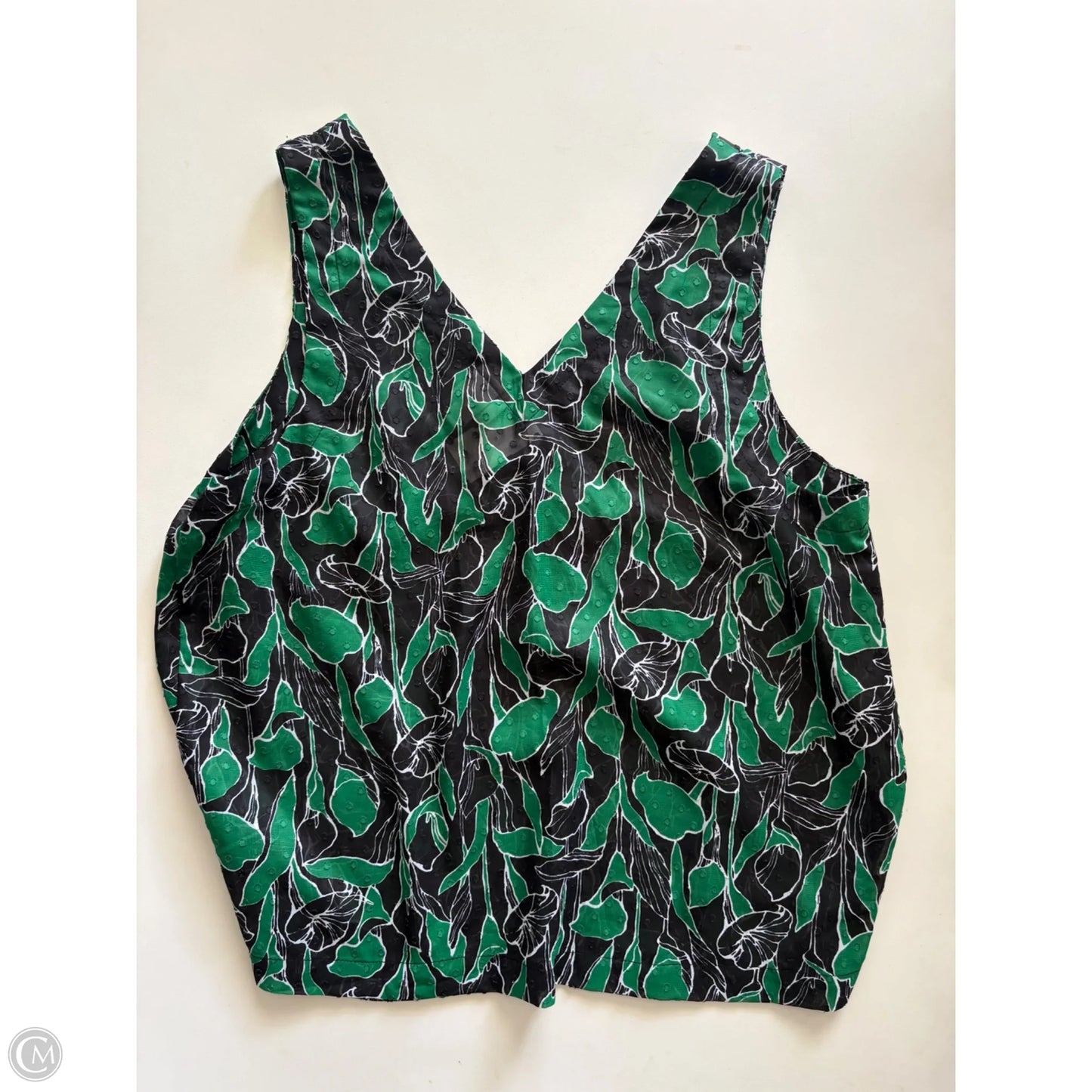 Tank Top By A New Day In Floral Print, Size: L