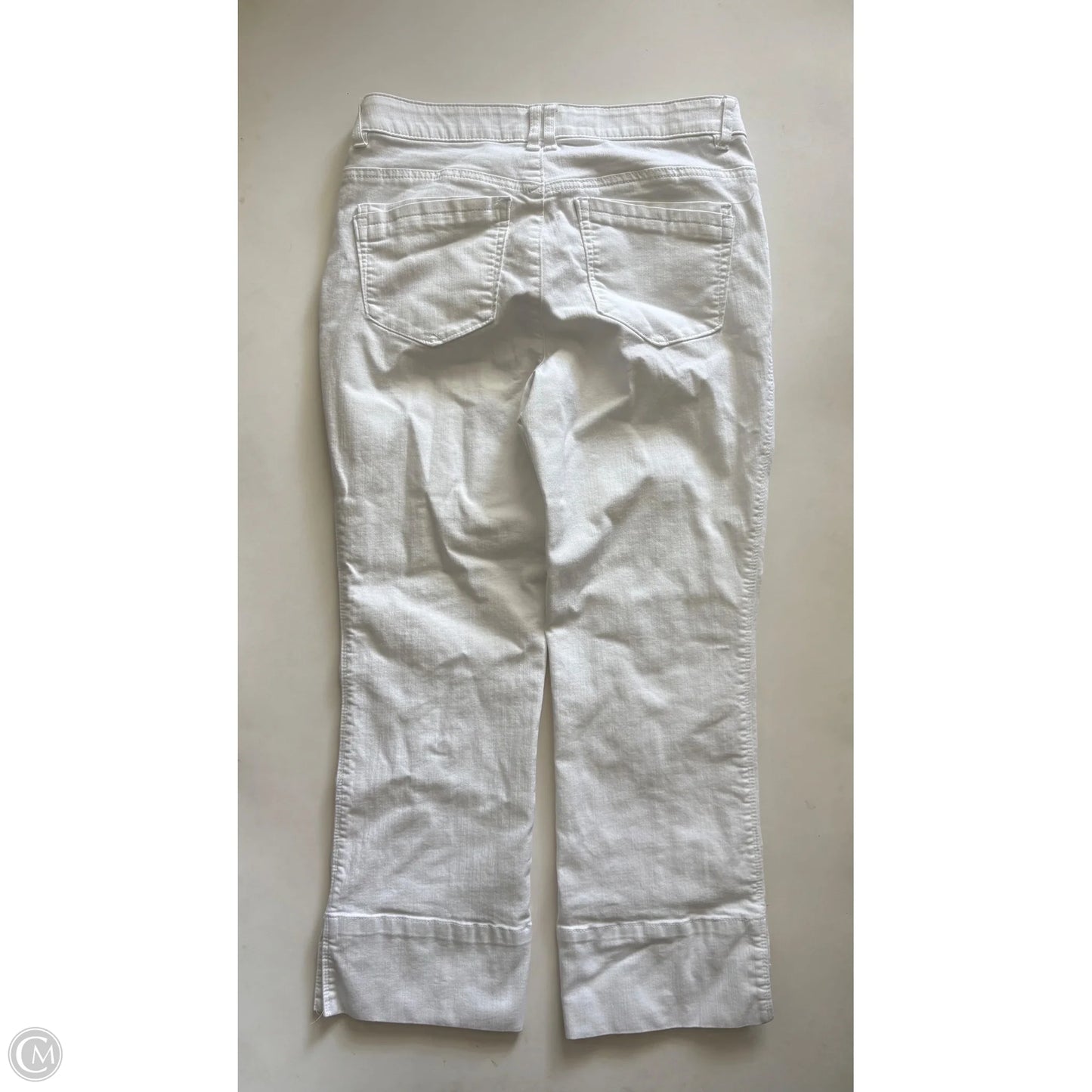 Jeans Straight By Democracy In White, Size: 6