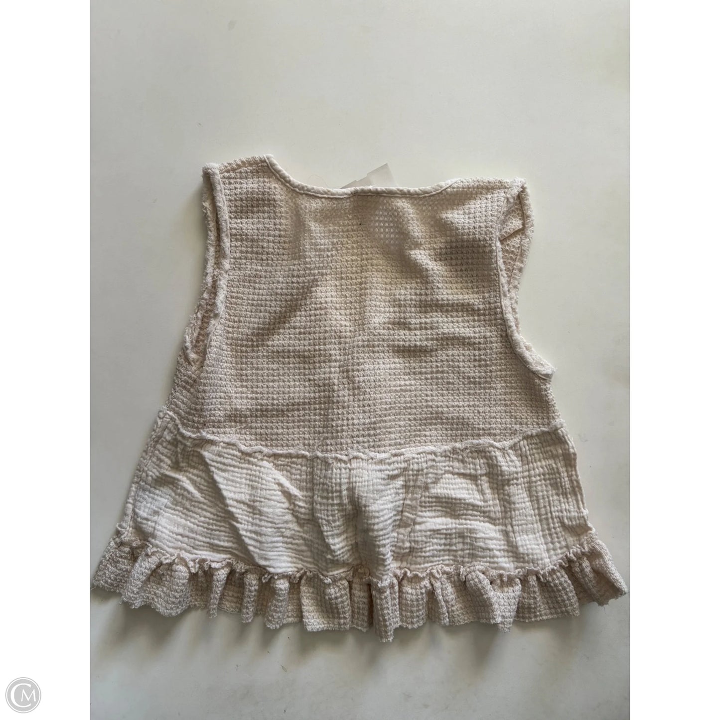Tank Top By Pol In Cream, Size: S