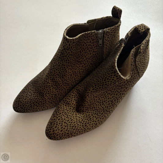 Boots Ankle Heels By Old Navy In Green, Size: 9