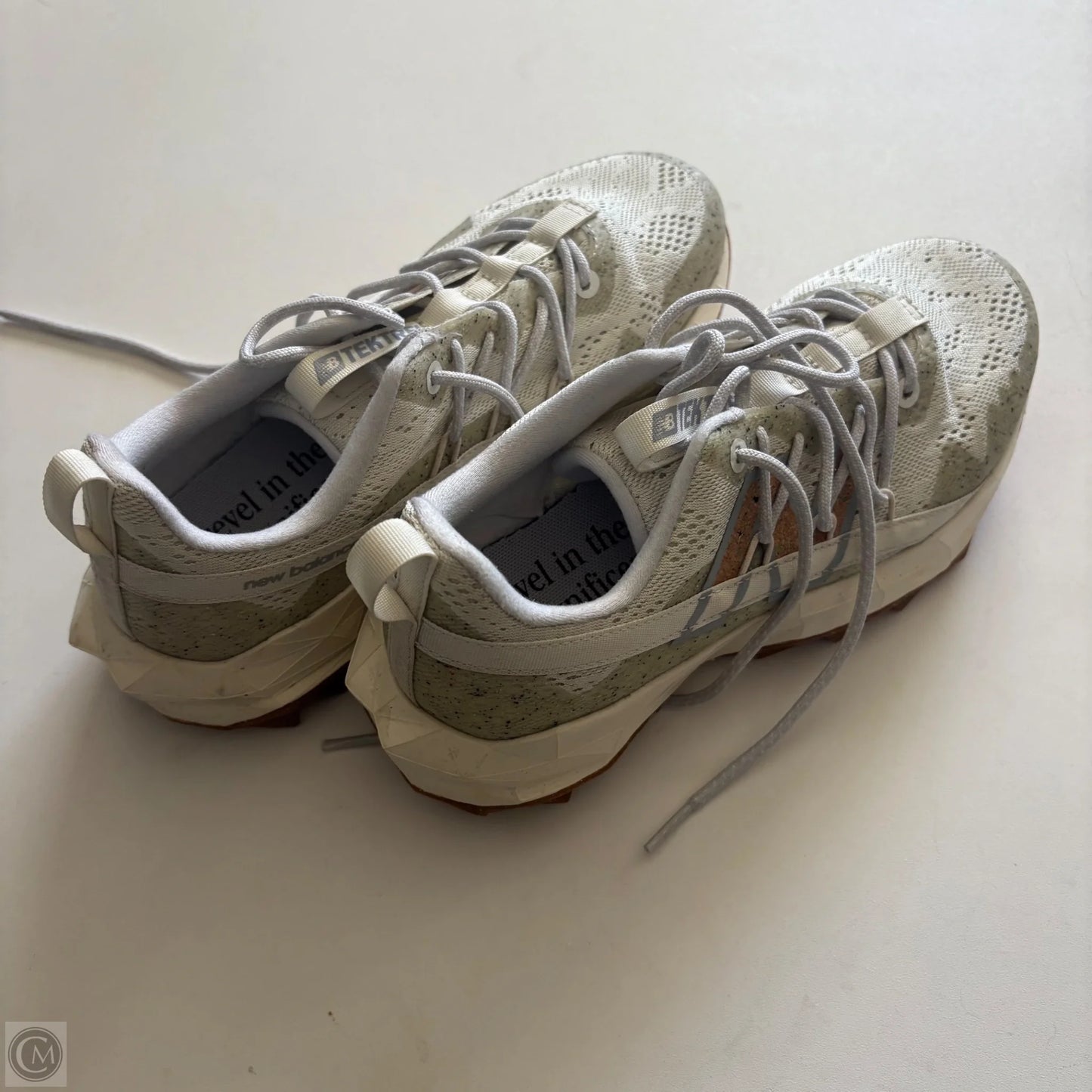 Shoes Athletic By New Balance In Cream & Green, Size: 8.5