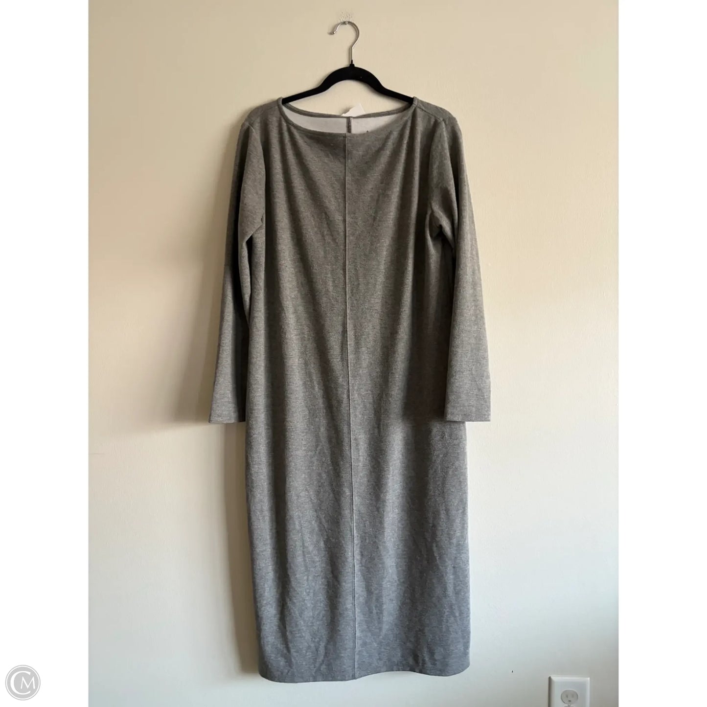 Dress Casual Maxi By A New Day In Grey, Size: L