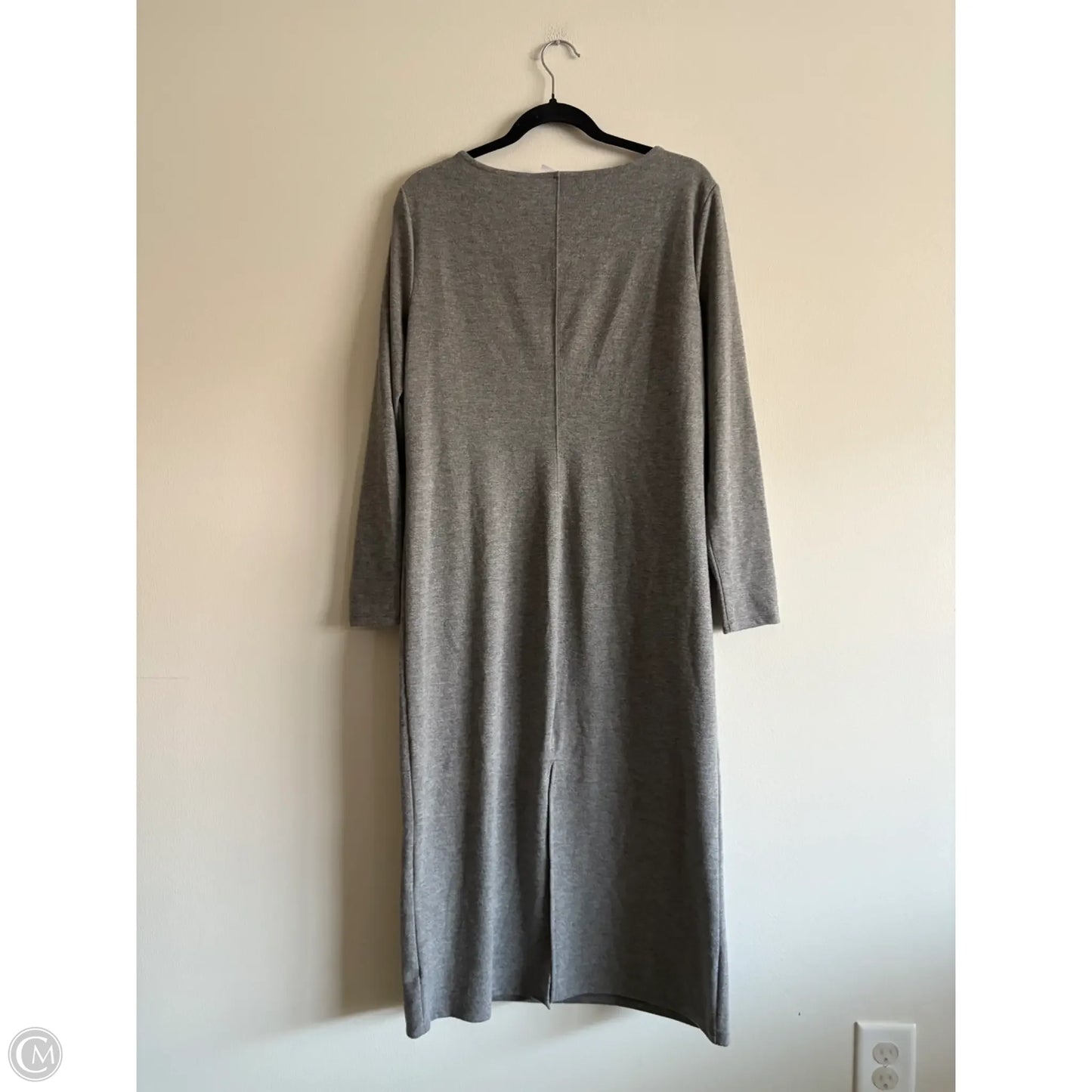 Dress Casual Maxi By A New Day In Grey, Size: L