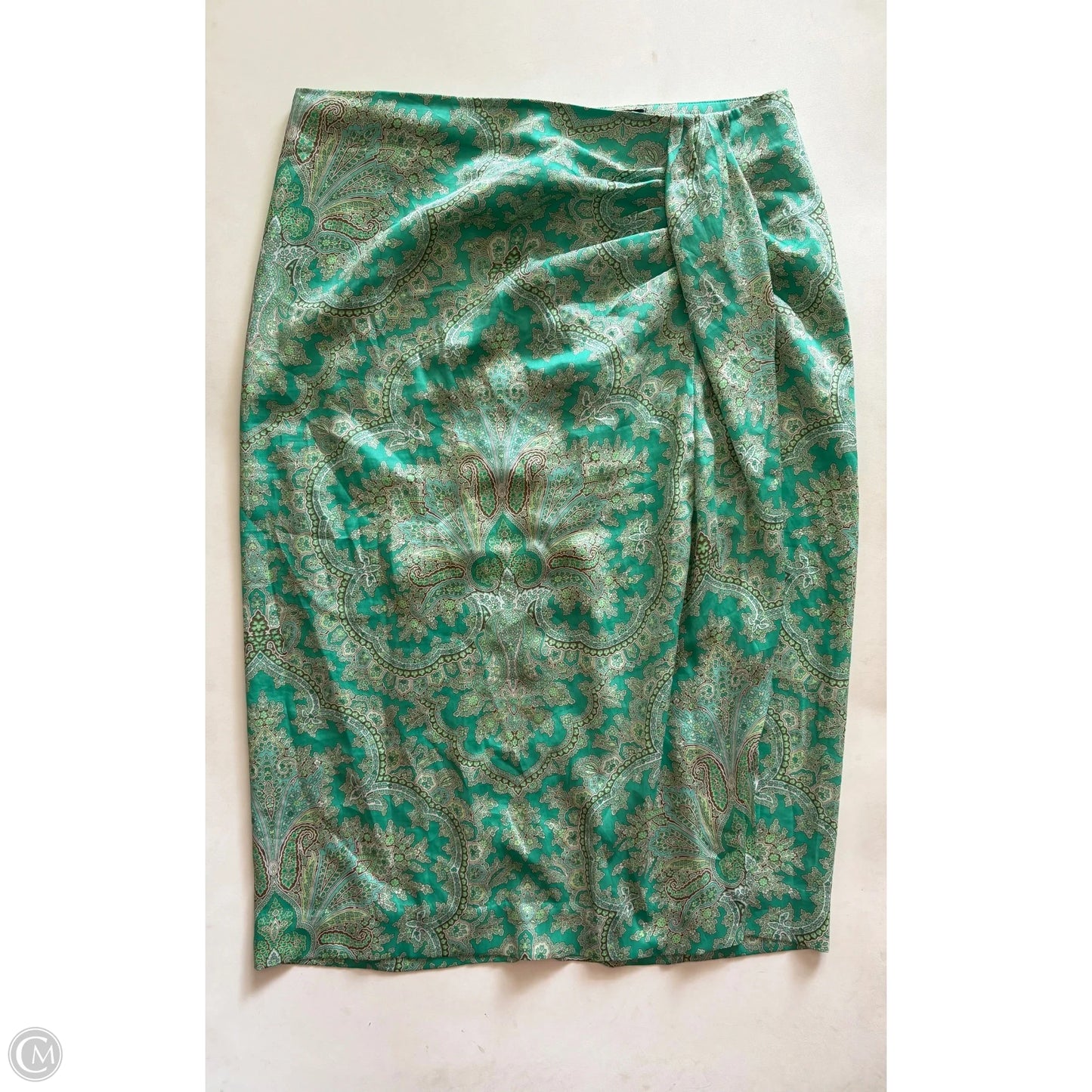 Skirt Midi By J. Crew In Green, Size: 12