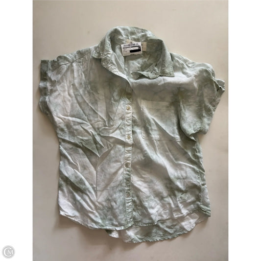 Top Short Sleeve By Cloth & Stone In Green, Size: Xs