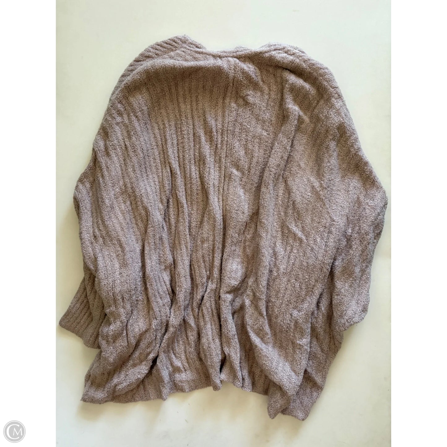 Sweater Cardigan By Barefoot Dreams In Taupe, Size: 1x