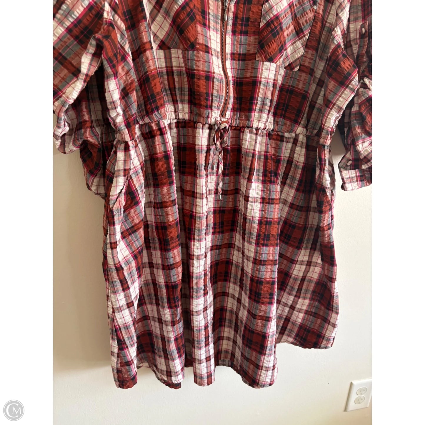 Dress Casual Midi By Torrid In Plaid Pattern, Size: 3x