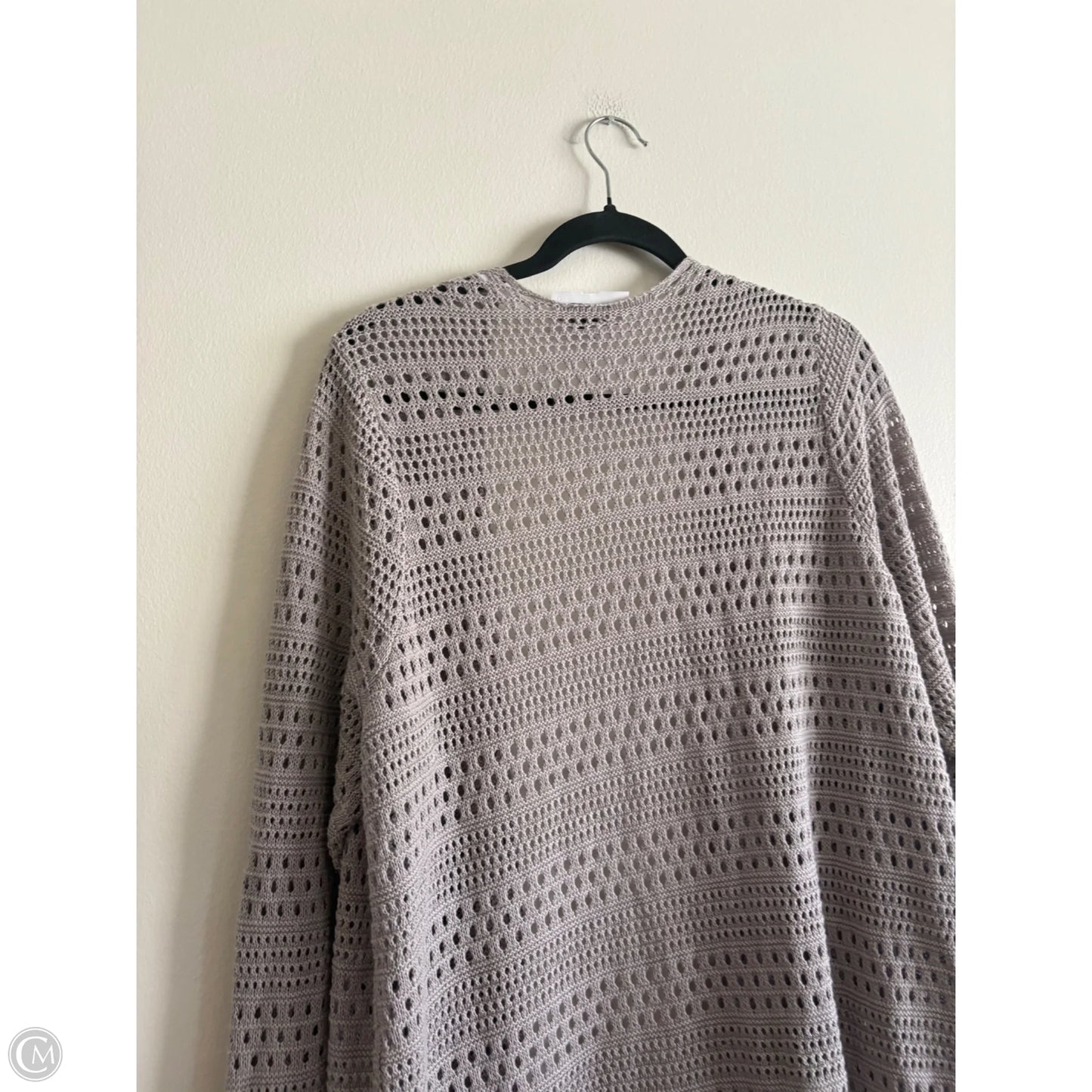 Sweater Cardigan By Torrid In Grey, Size: 2x