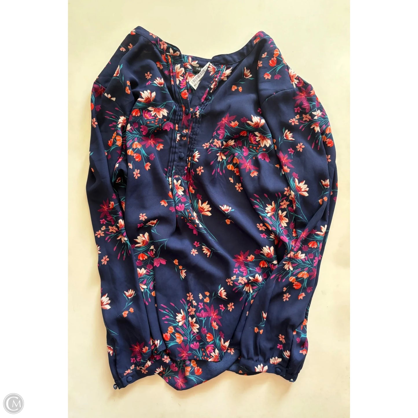 Blouse Long Sleeve By Torrid In Floral Print, Size: 3x