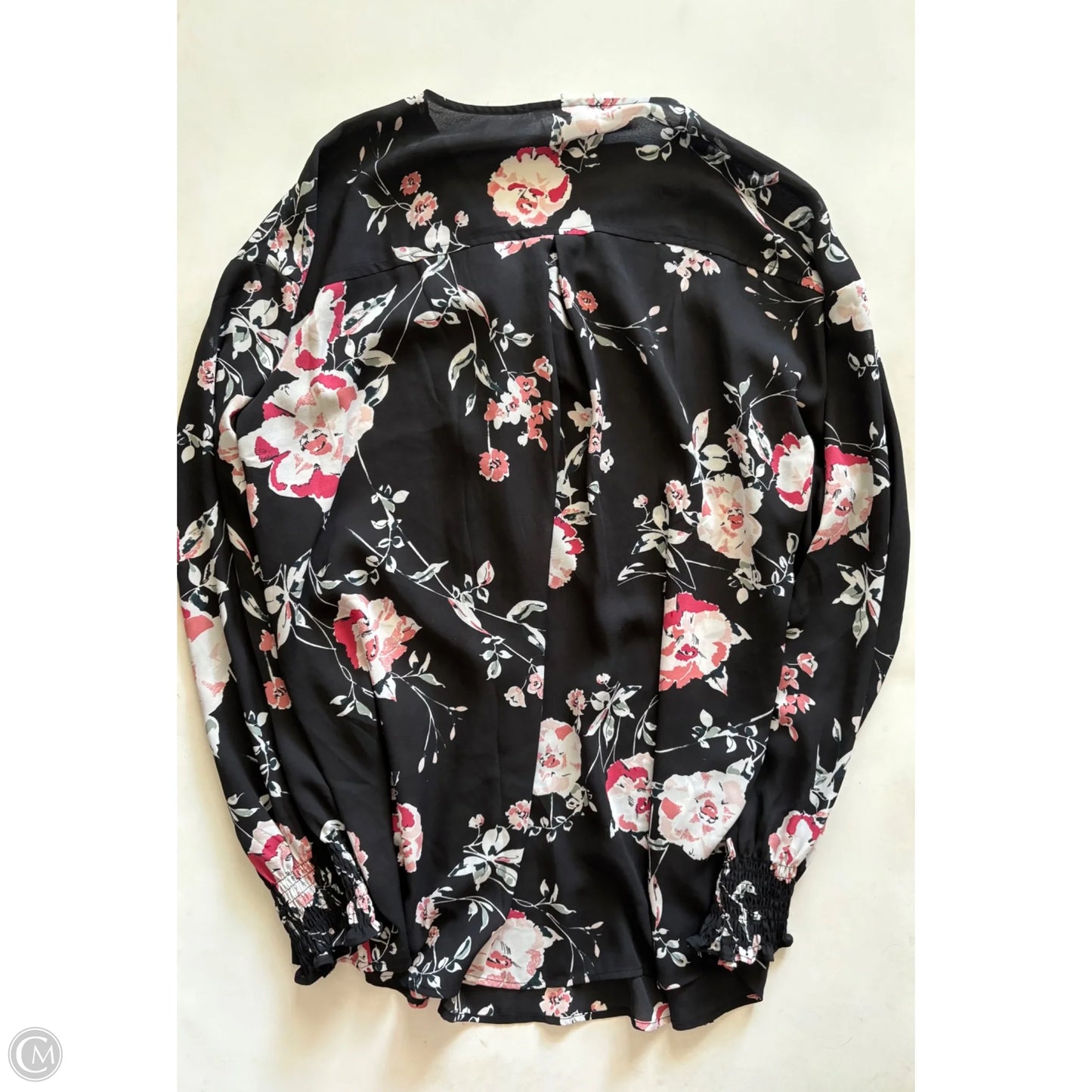 Blouse Long Sleeve By Maurices In Black, Size: 3x