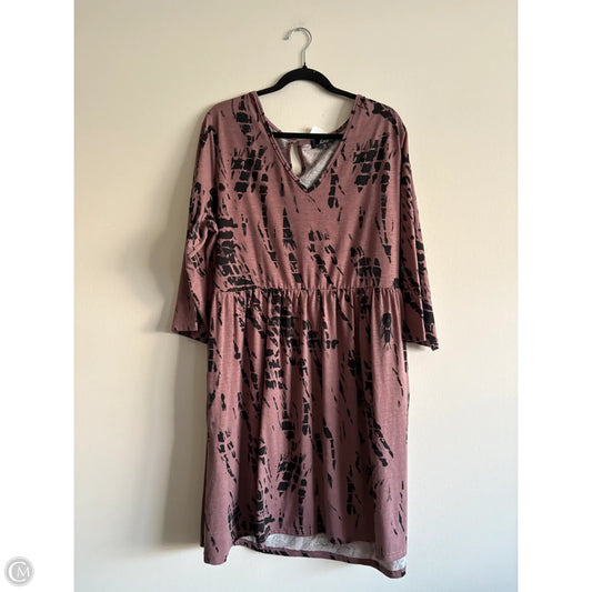 Dress Casual Midi By Suzanne Betro In Black, Size: 3x