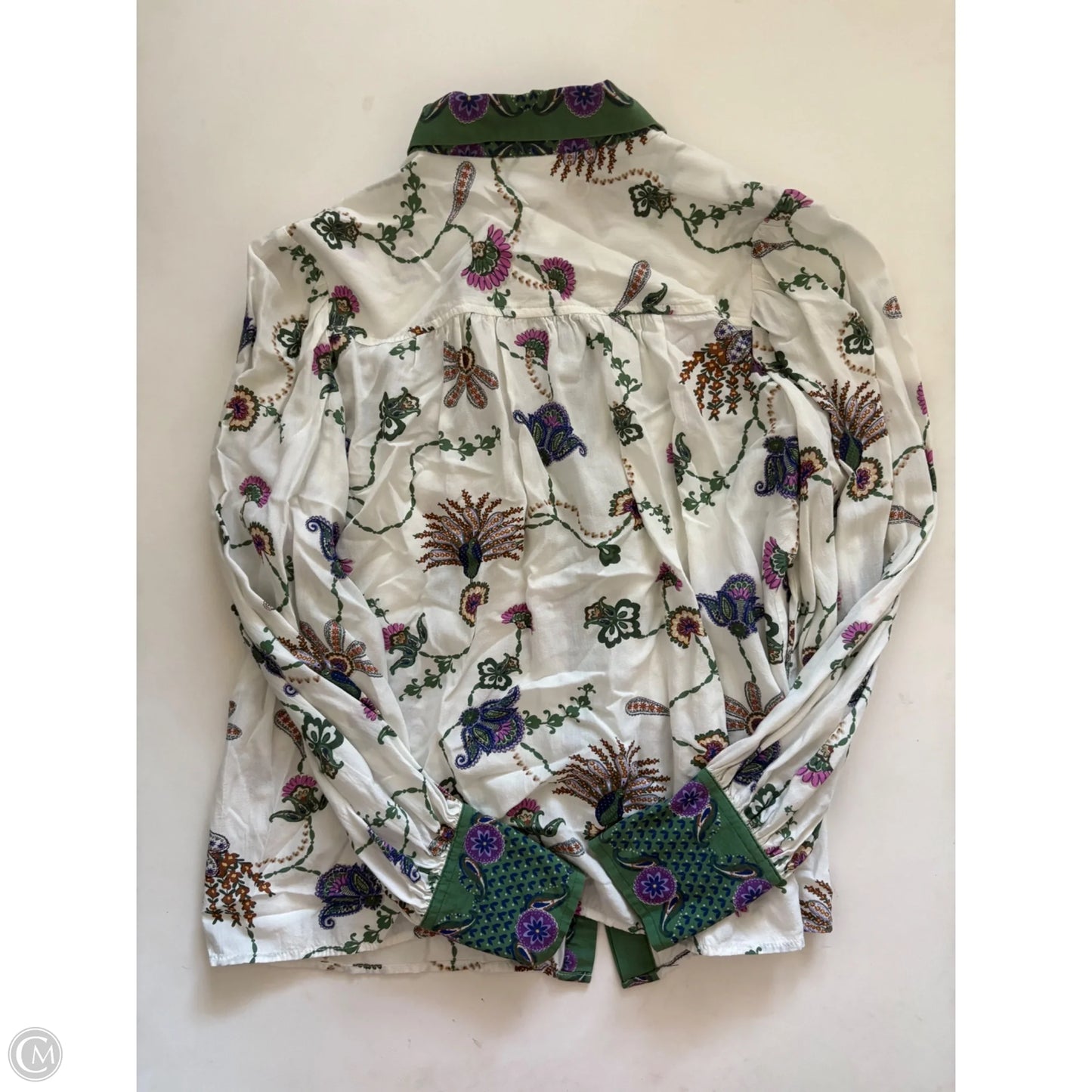 Top Long Sleeve By Loft In Floral Print, Size: S