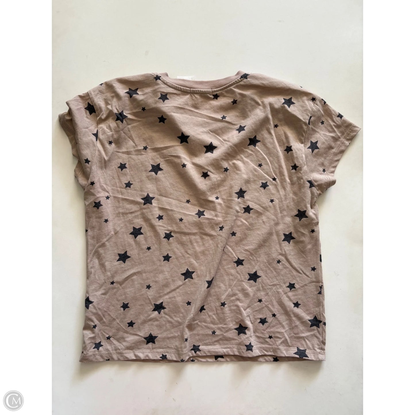 Top Short Sleeve By Z Supply In Brown, Size: L