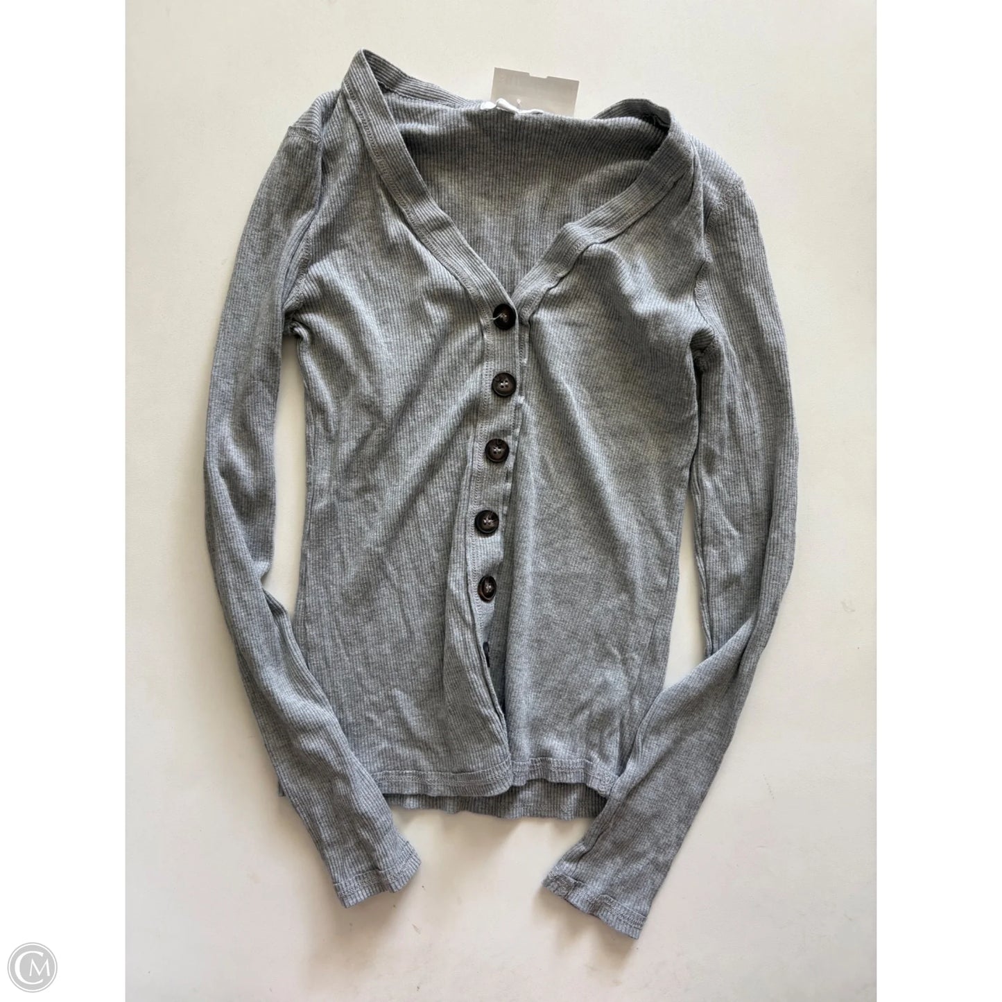 Sweater Cardigan By hASH tAG In Grey, Size: L