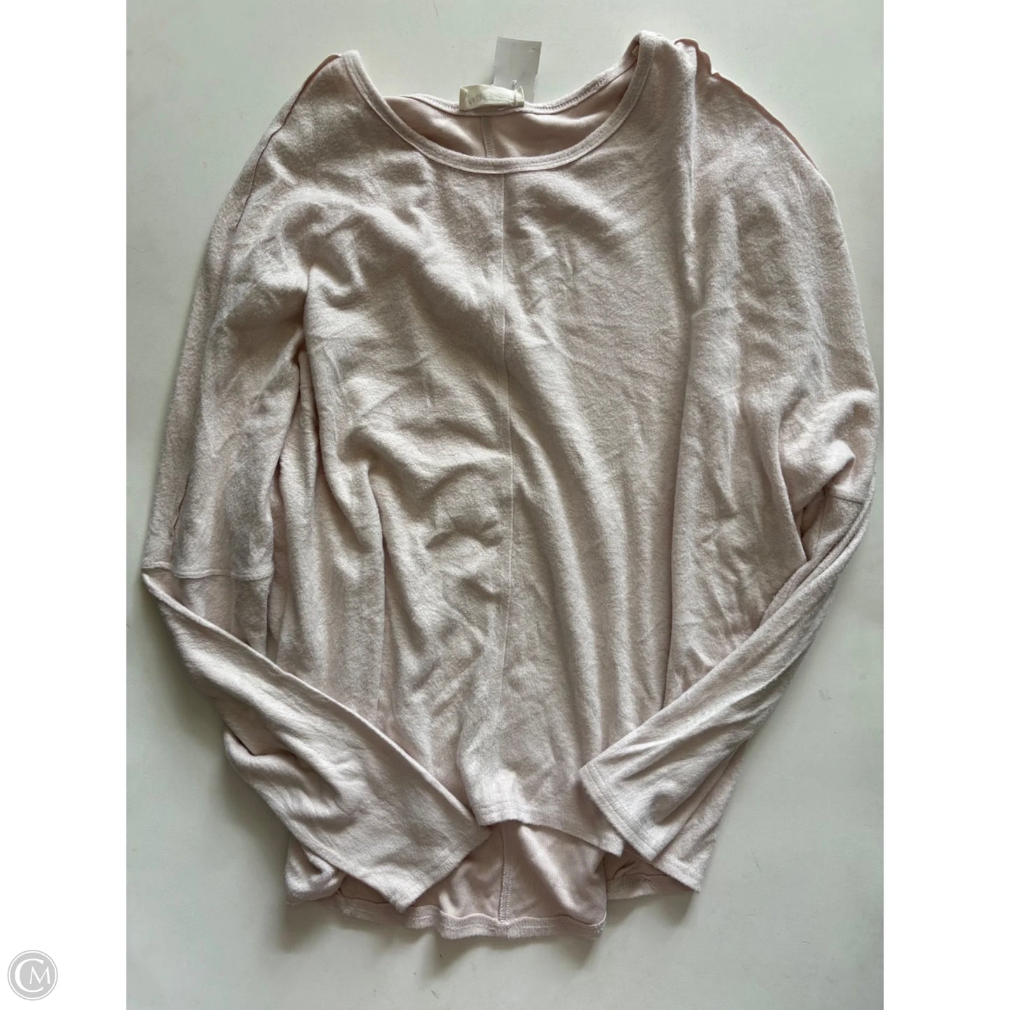 Top Long Sleeve By New In In Cream, Size: S