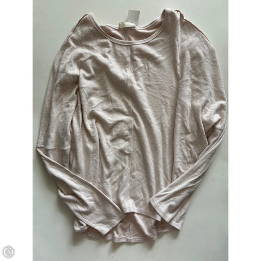 Top Long Sleeve By New In In Cream, Size: S