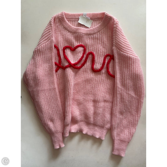 Sweater By Eesome In Pink, Size: S