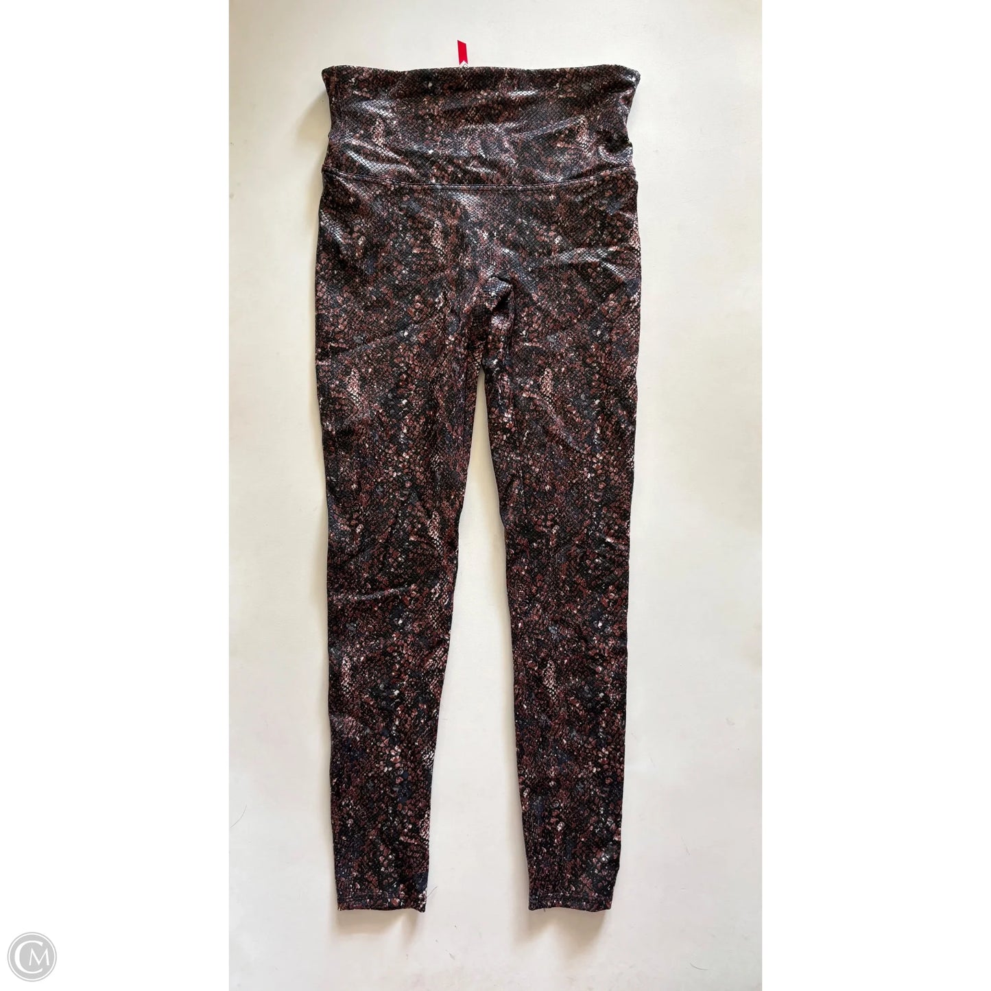 Athletic Leggings By Spanx In Animal Print, Size: L