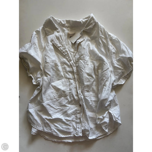 Top Short Sleeve By Universal Thread In White, Size: 2x