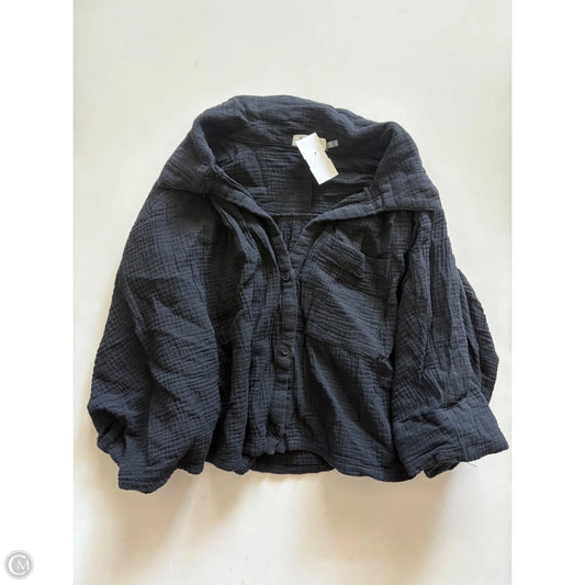 Top Short Sleeve By Day + Moon In Black, Size: L