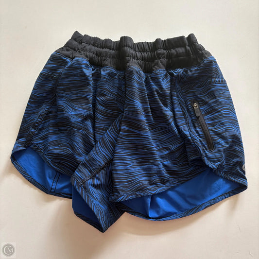 Athletic Shorts By Lululemon In Blue, Size: 8