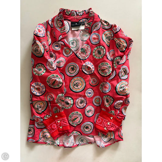 Top Long Sleeve By Emily Lovlock In Multi-colored, Size: Xs
