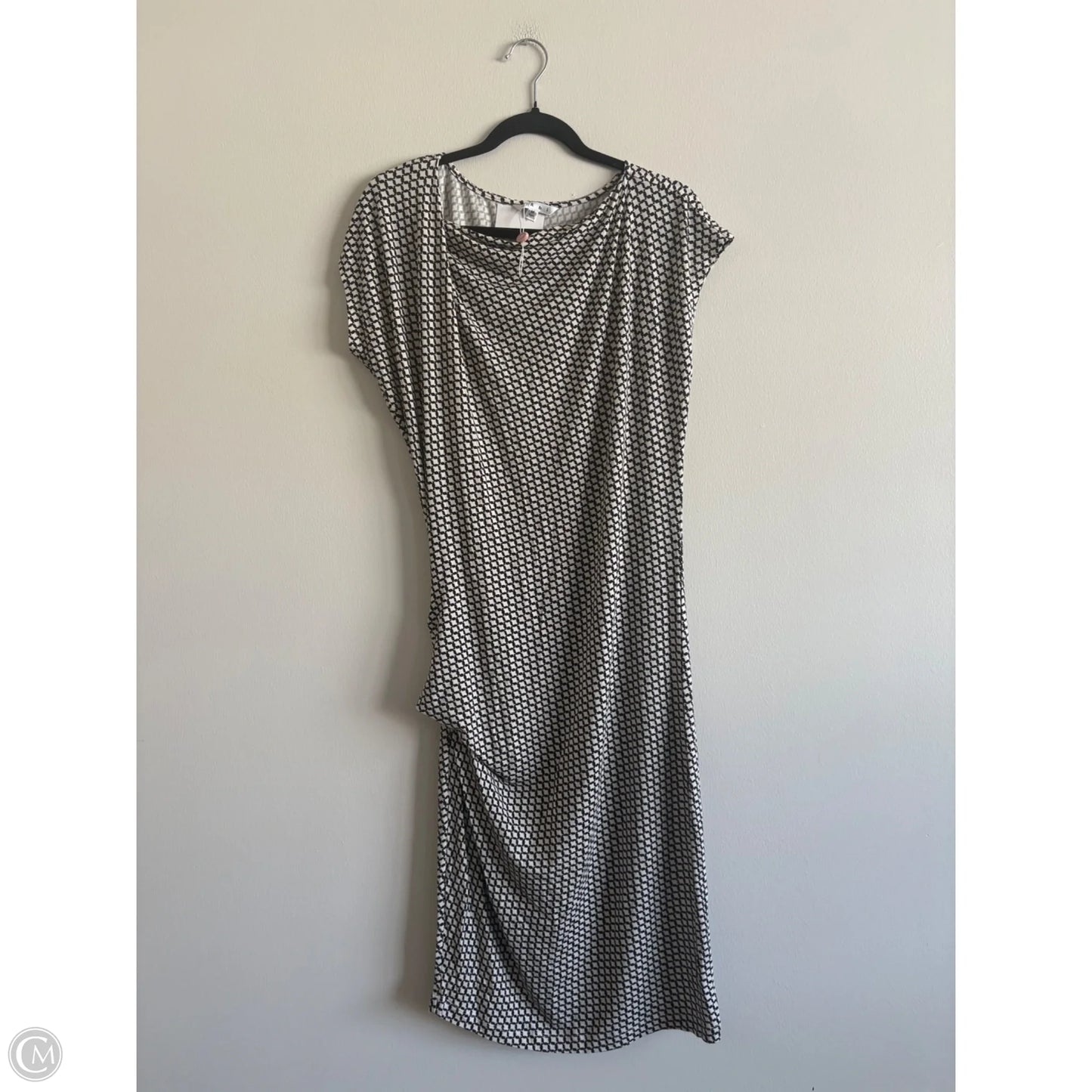 Dress Casual Maxi By Cabi In Black & Cream, Size: M