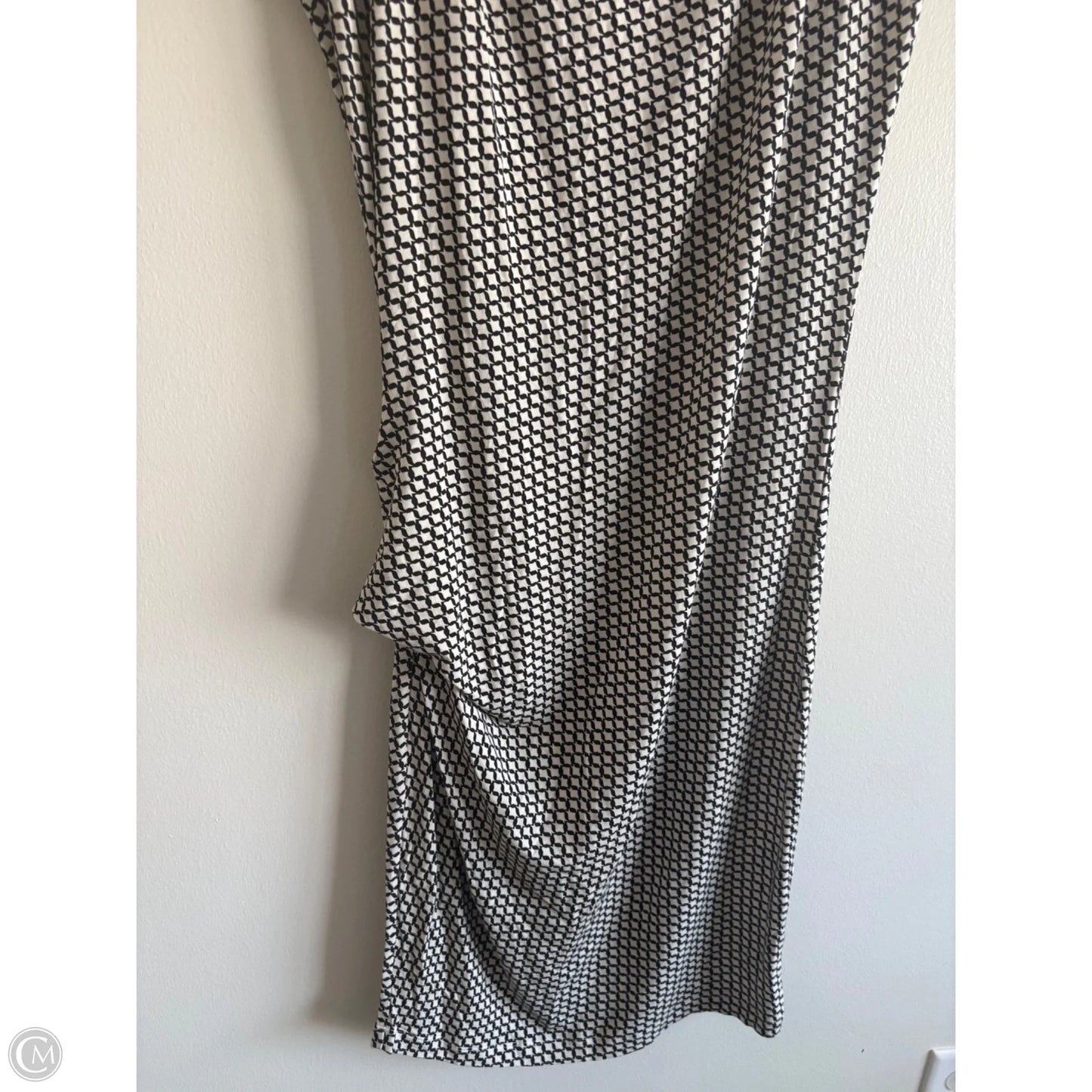 Dress Casual Maxi By Cabi In Black & Cream, Size: M