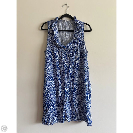 Dress Casual Midi By Crown And Ivy In Blue, Size: Xl