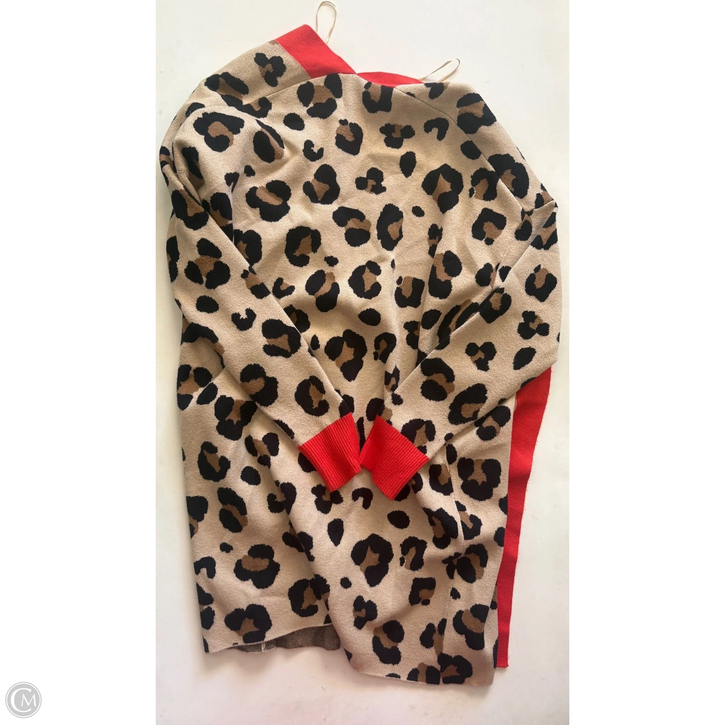 Sweater Cardigan By Crown And Ivy In Animal Print, Size: S