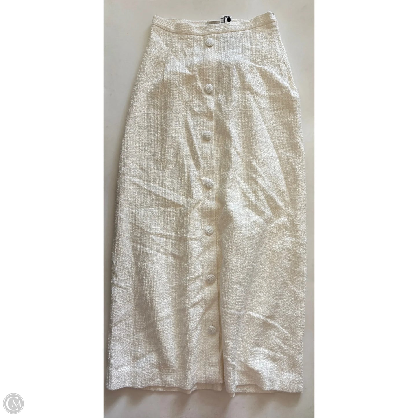 Skirt Maxi By veiled In Cream, Size: M
