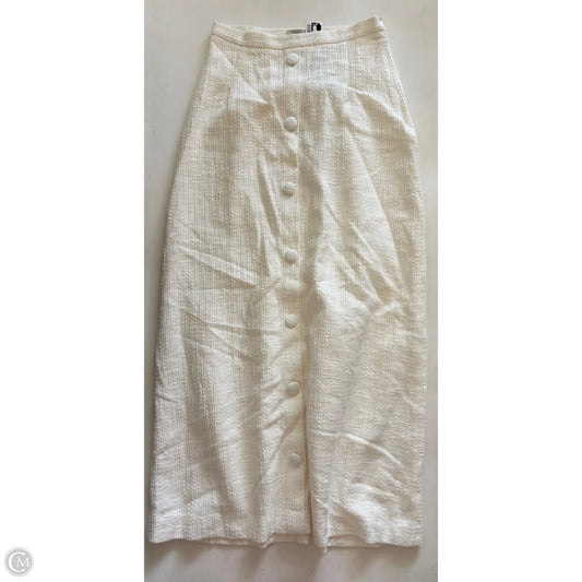 Skirt Maxi By veiled In Cream, Size: M