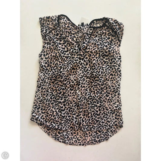 Top Sleeveless By Anne Carson In Animal Print, Size: S