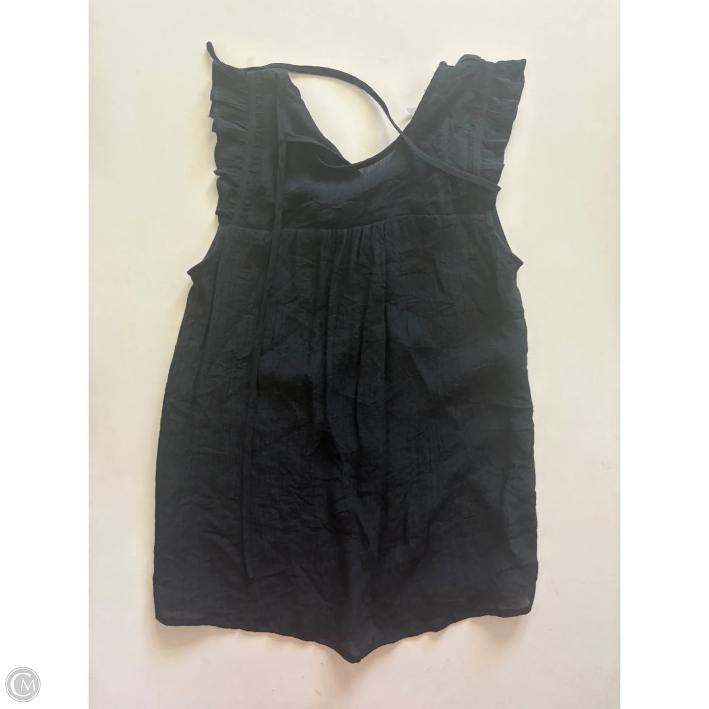 Top Sleeveless By Favlux In Black, Size: S