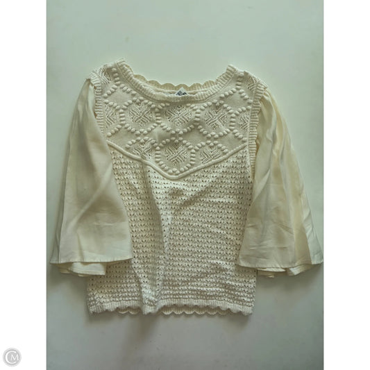 Sweater By Another Love In Cream, Size: Xs