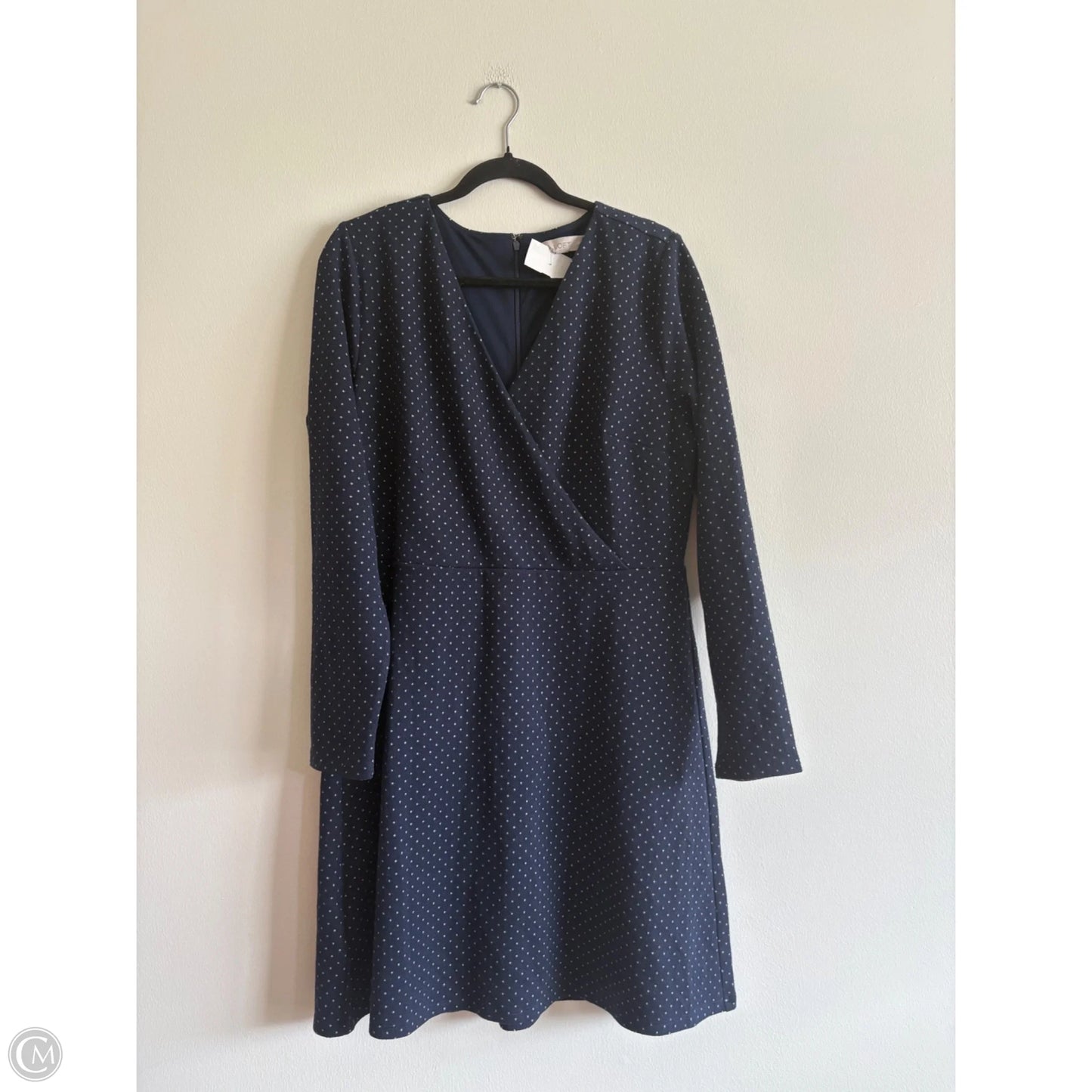 Dress Work By Loft In Navy, Size: 14