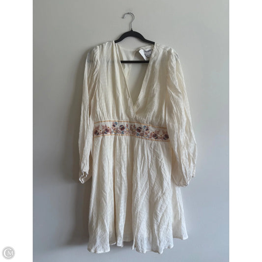 Dress Casual Midi By Arula In Cream, Size: 2x