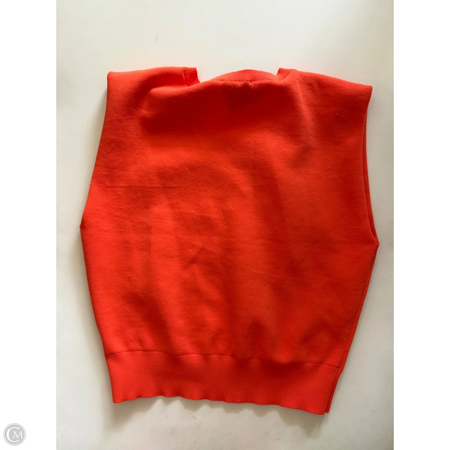 Vest Sweater By Express In Orange, Size: M
