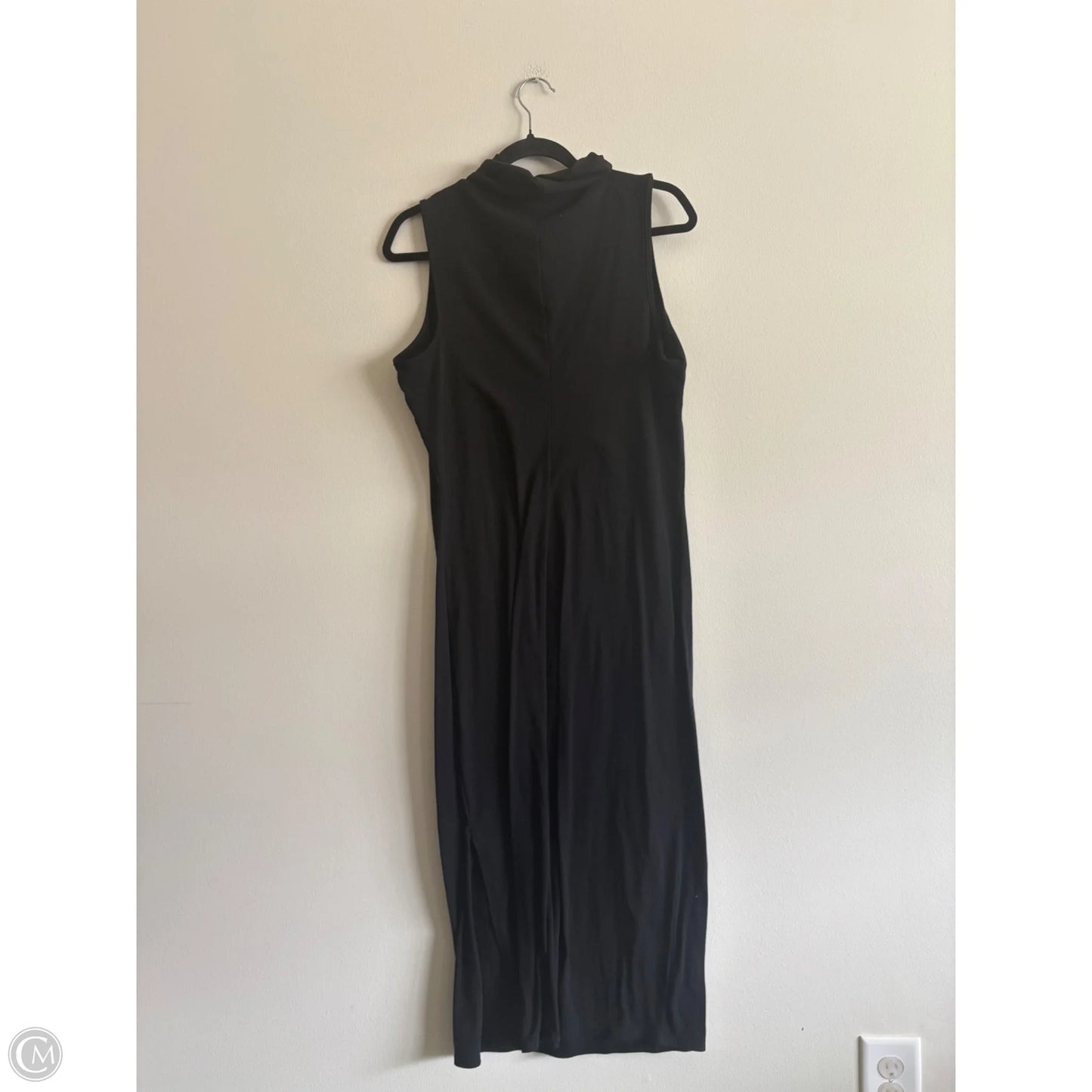Dress Casual Maxi By Express In Black, Size: L