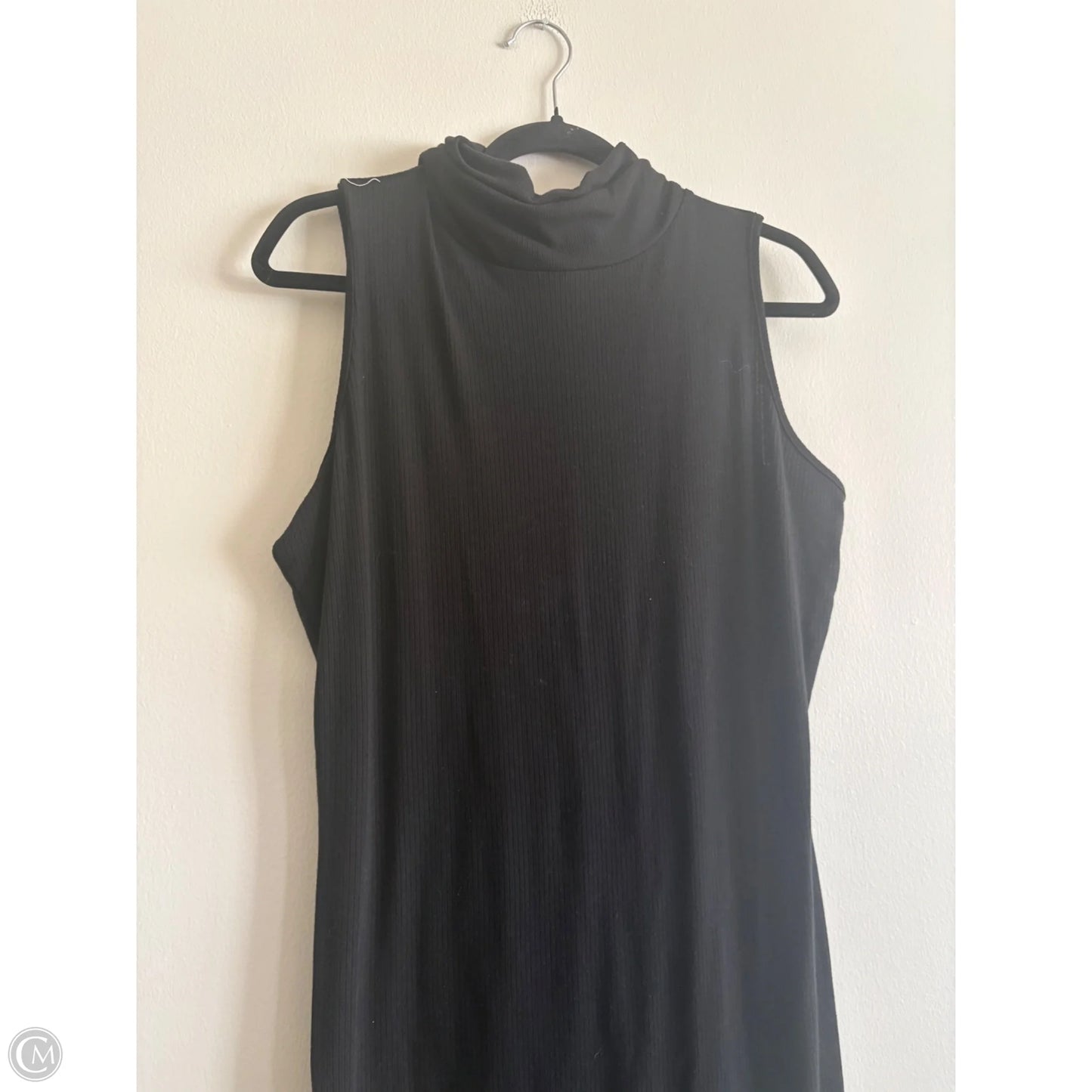 Dress Casual Maxi By Express In Black, Size: L
