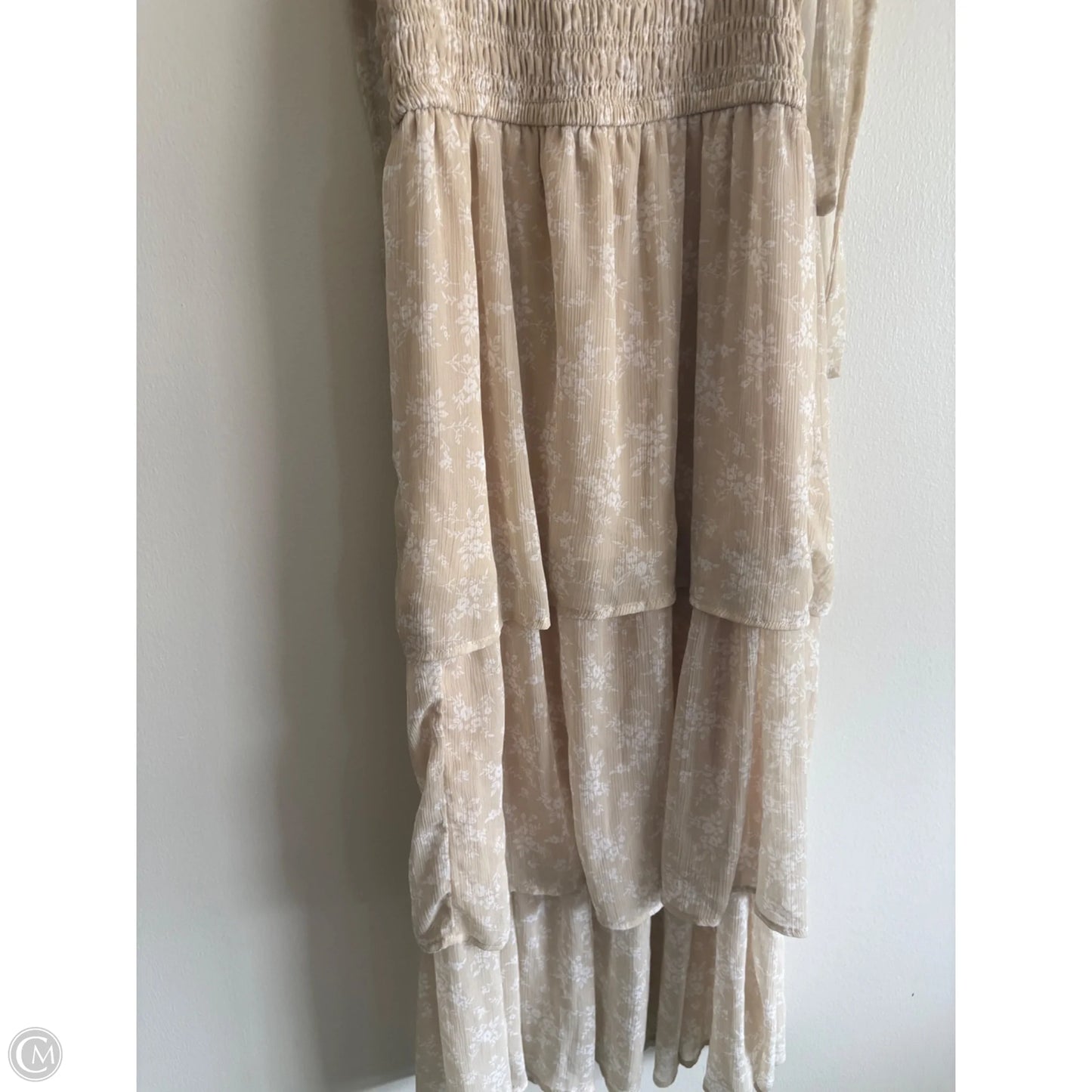Dress Casual Maxi By Love Tree In Tan, Size: M