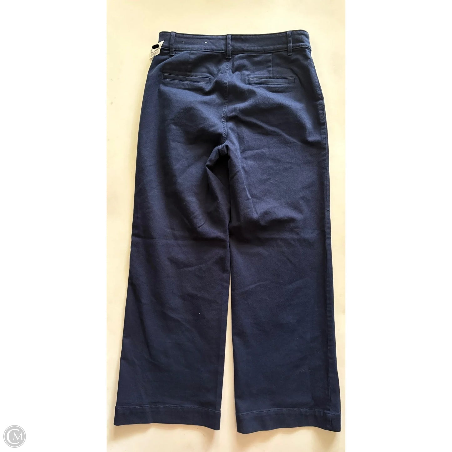Jeans Wide Leg By Loft In Navy, Size: 6p