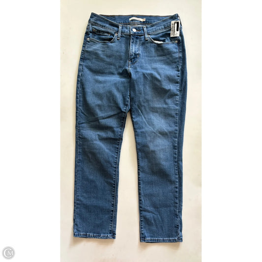 Jeans Straight By Levis In Blue, Size: 6p