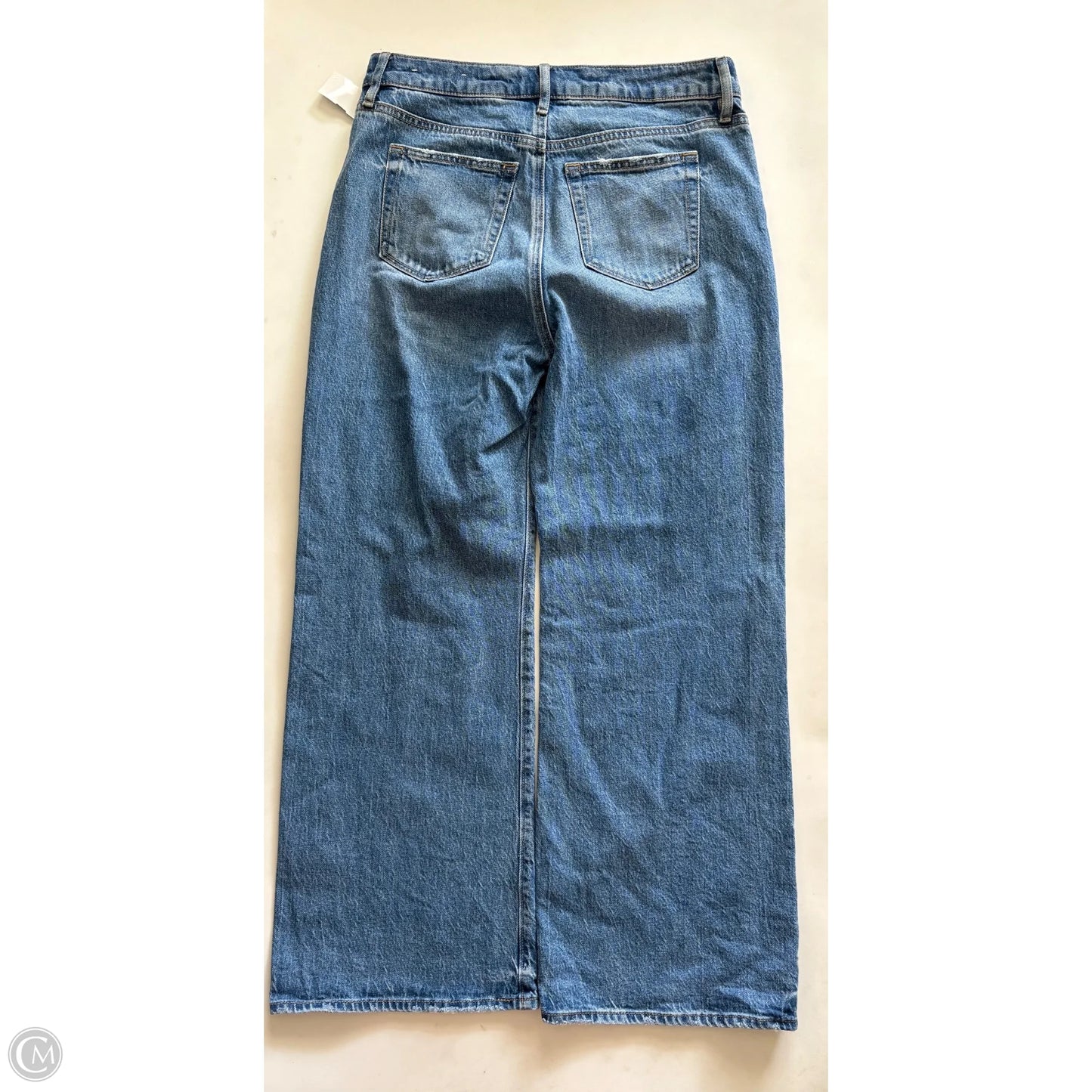 Jeans Wide Leg By Loft In Blue, Size: 8p