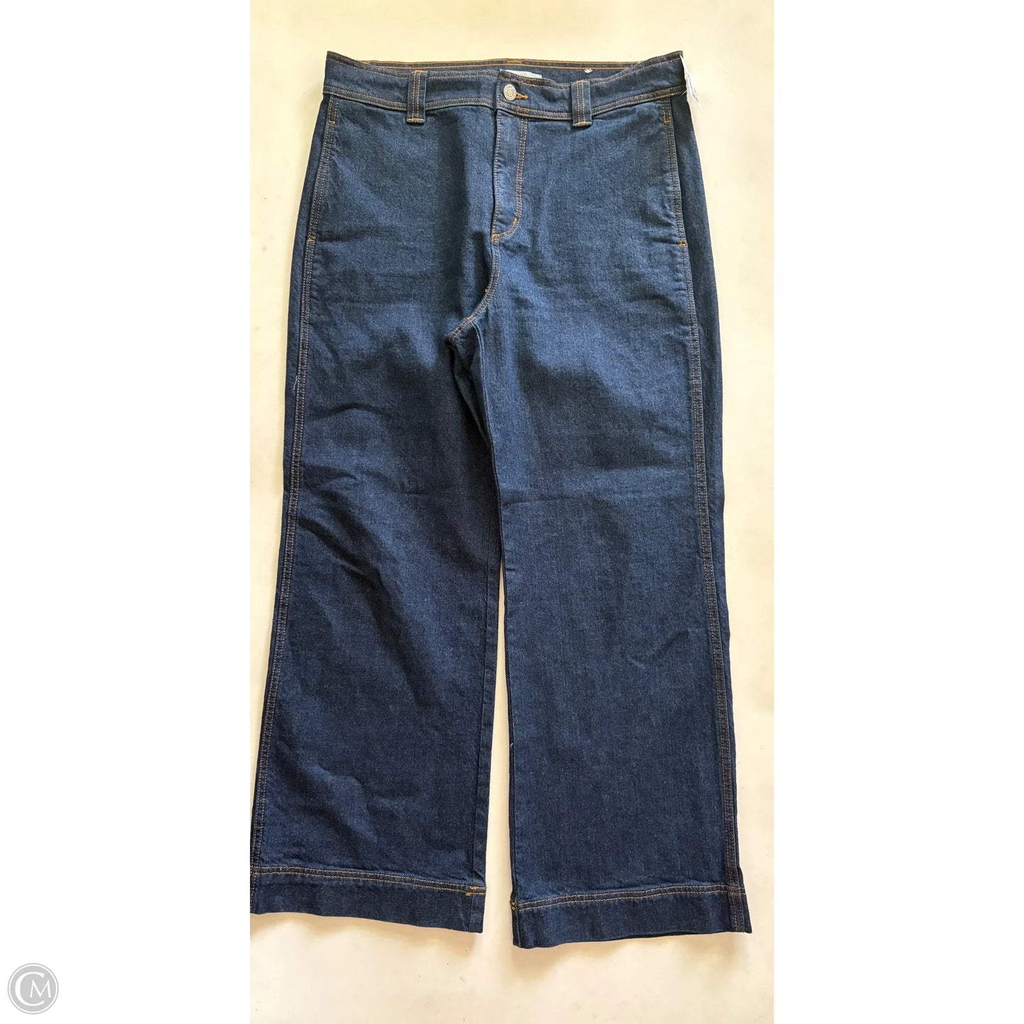 Jeans Wide Leg By Loft In Blue, Size: 10p